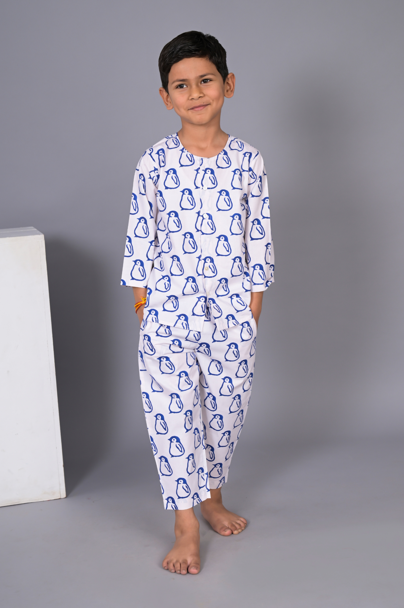 Penguin Combo Sleep Set -top -shorts-pant / mom and kid  (2-8 years)