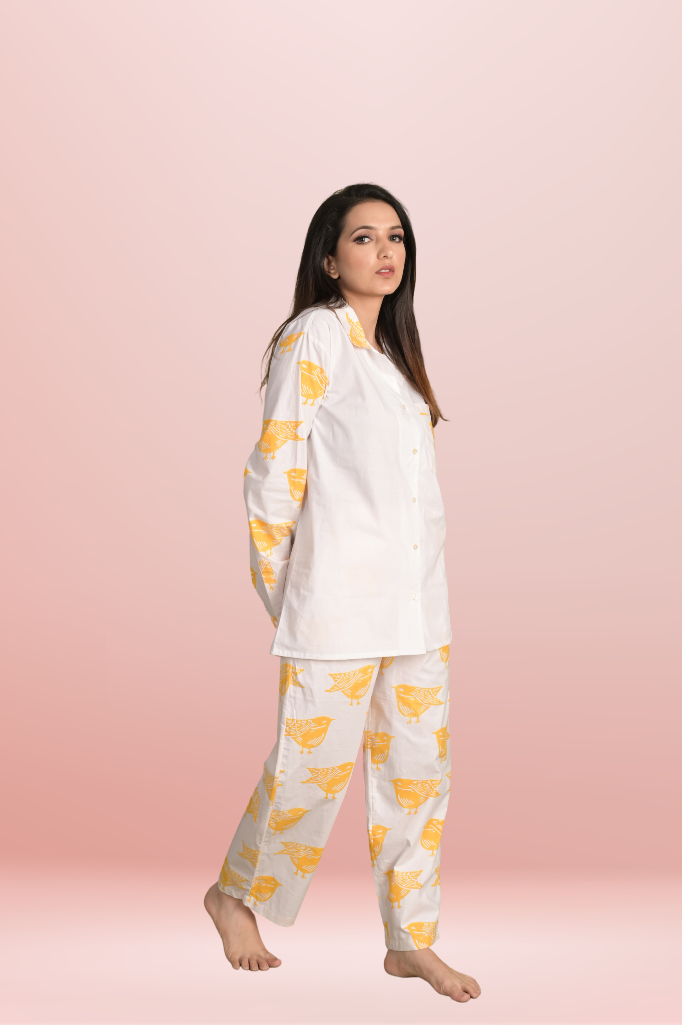 SPARROW SYMPHONY BLOCK PRINT SLEEP SET