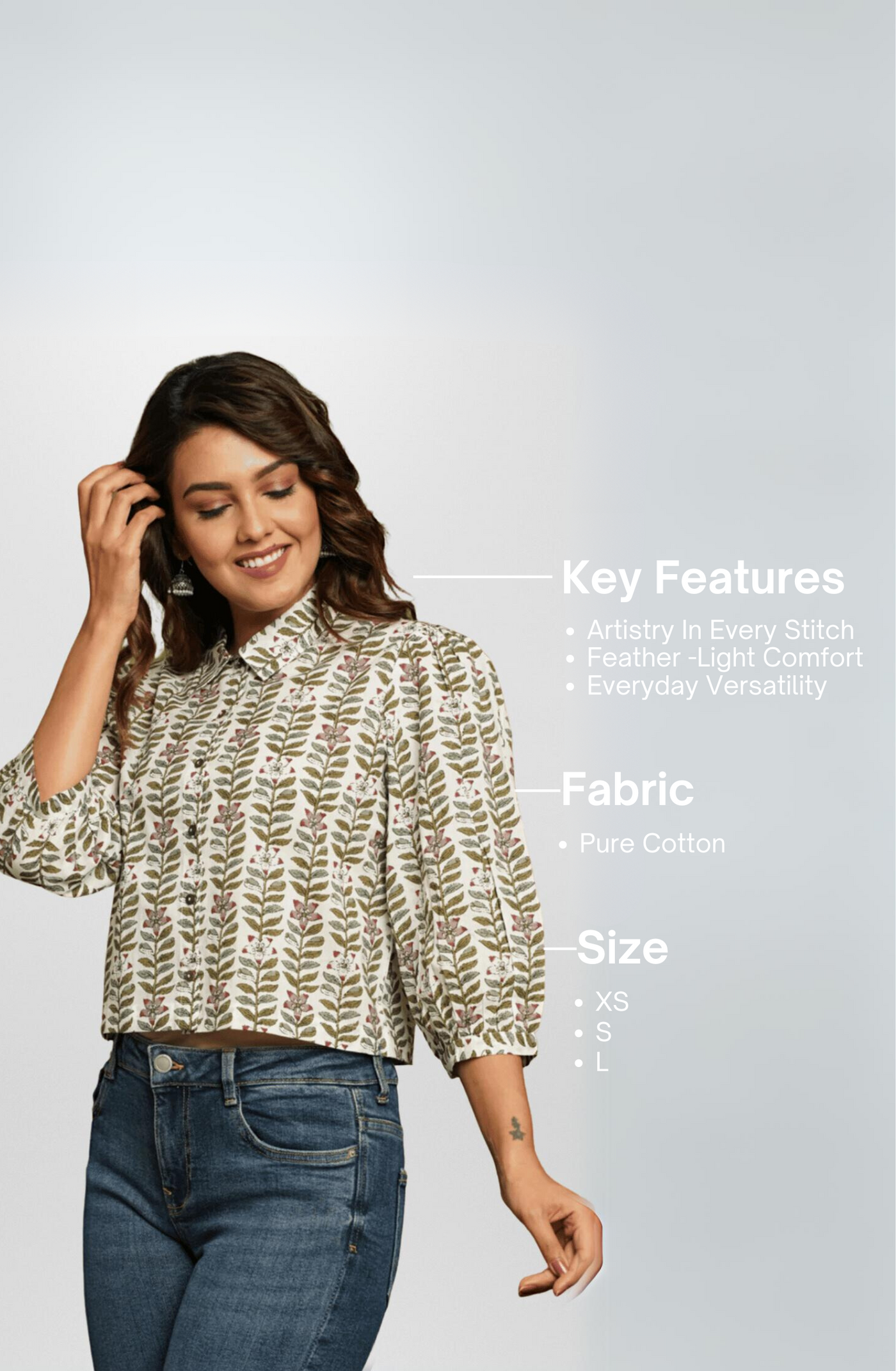 Nature Blossom Charm Shirt