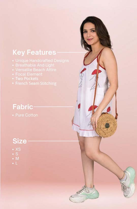 Swinging Umbrella Beach / Sleepwear Tunic