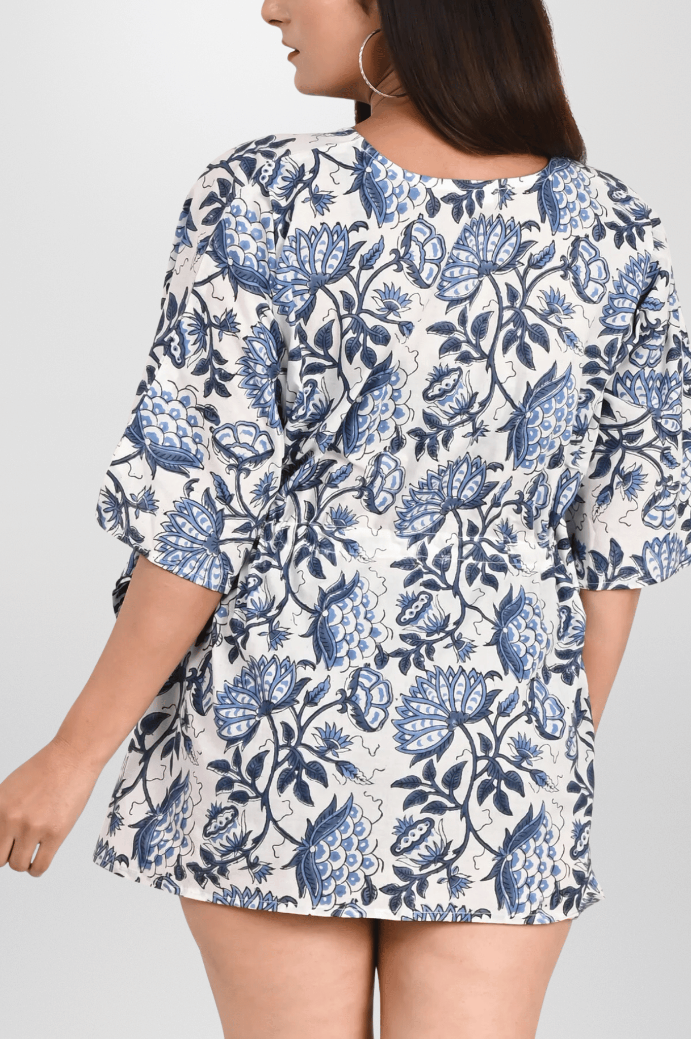 Block Printed Kaftan - Women