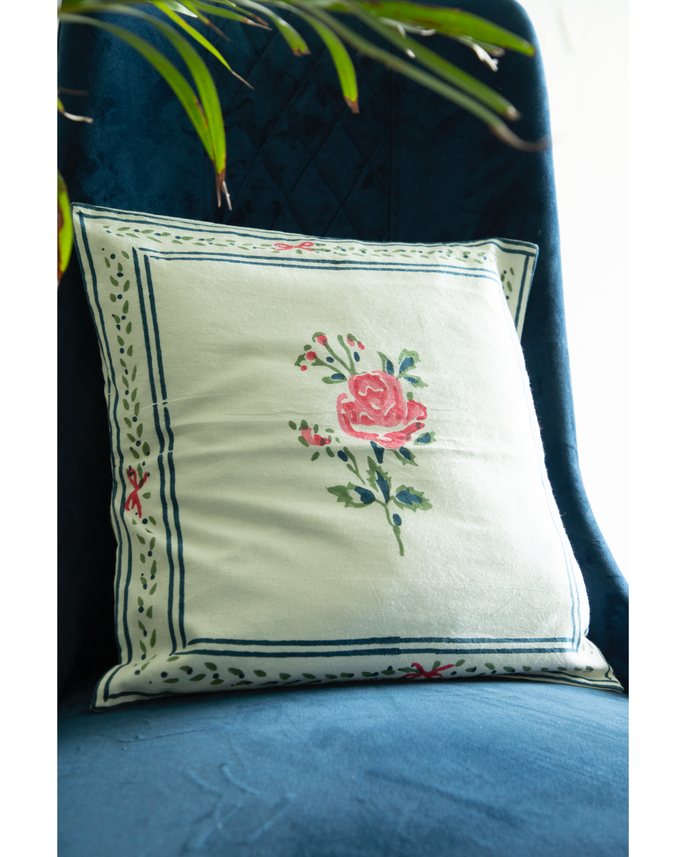 Block Blossom Fiesta Throw/Cushion Cover