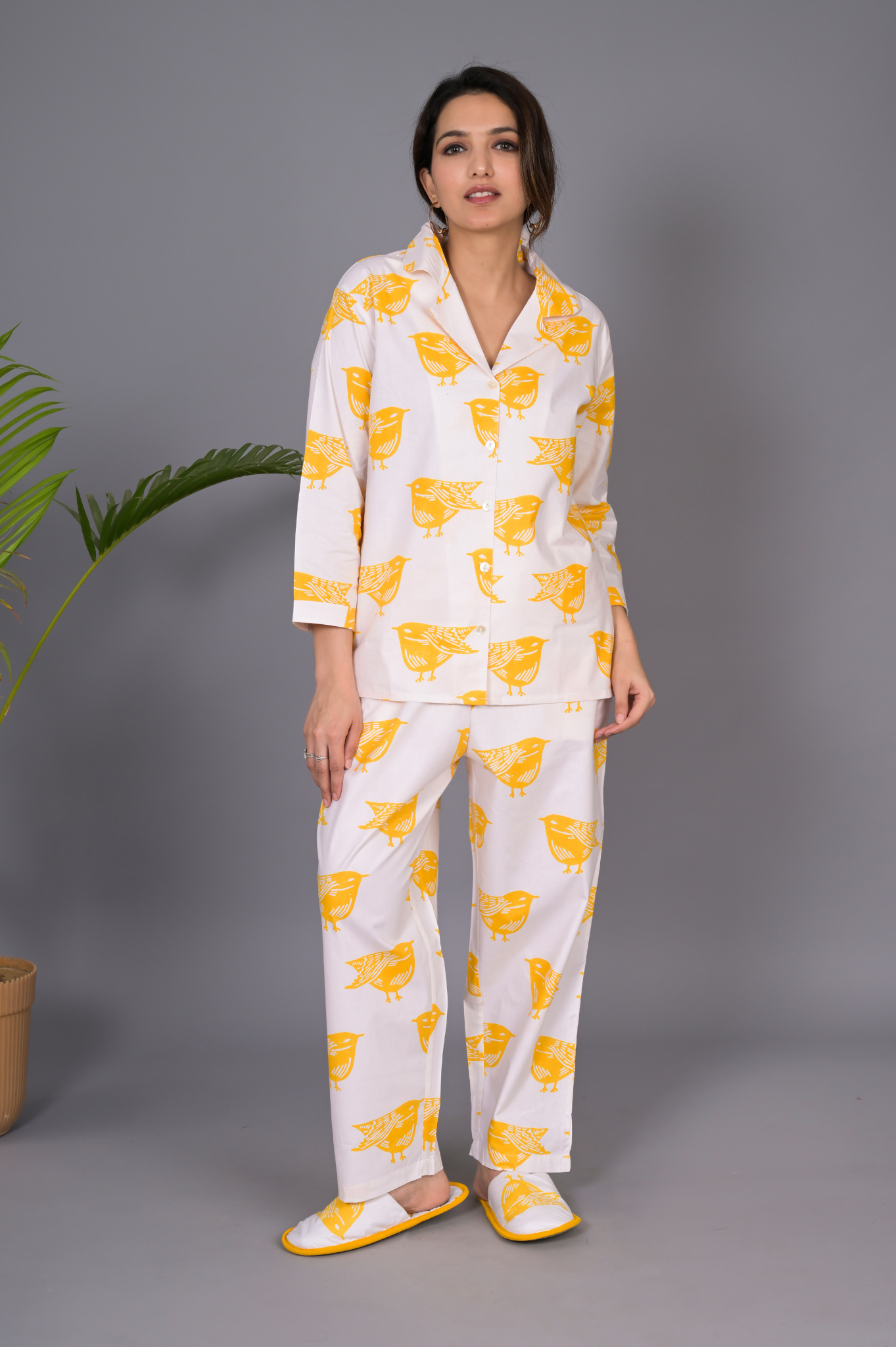 SPARROW SYMPHONY BLOCK PRINT SLEEP SET