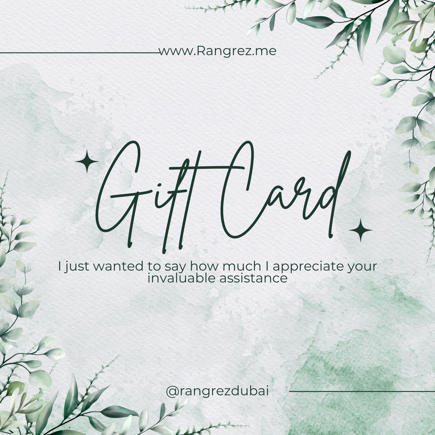 Gift Card for Special Ones